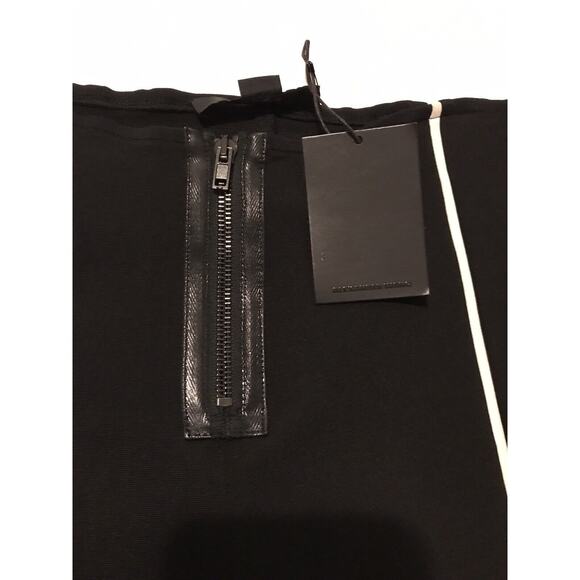 ALEXANDER WANG Black LEGGINGS w/ White STRIPES Size 2 New NWT 2 - Picture 5 of 7